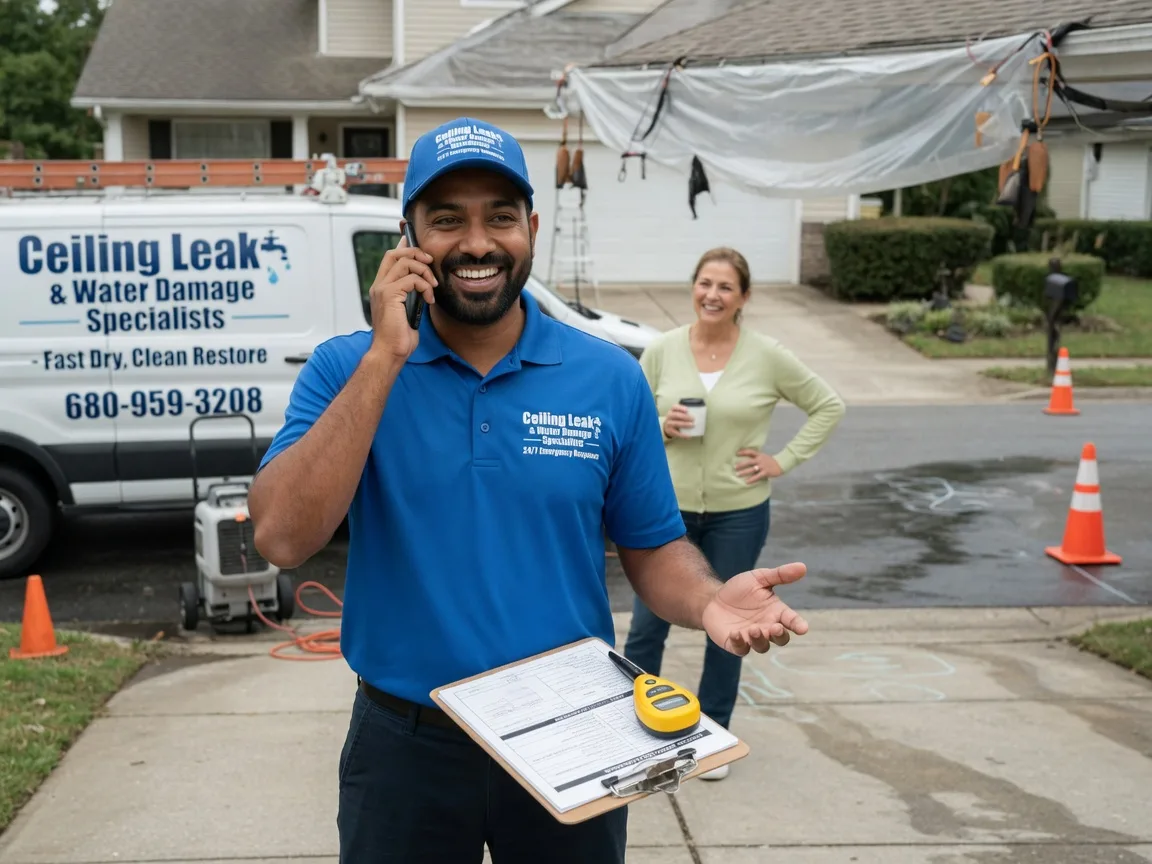 Ceiling Leak Cleanup Oakwood, VA FAQs